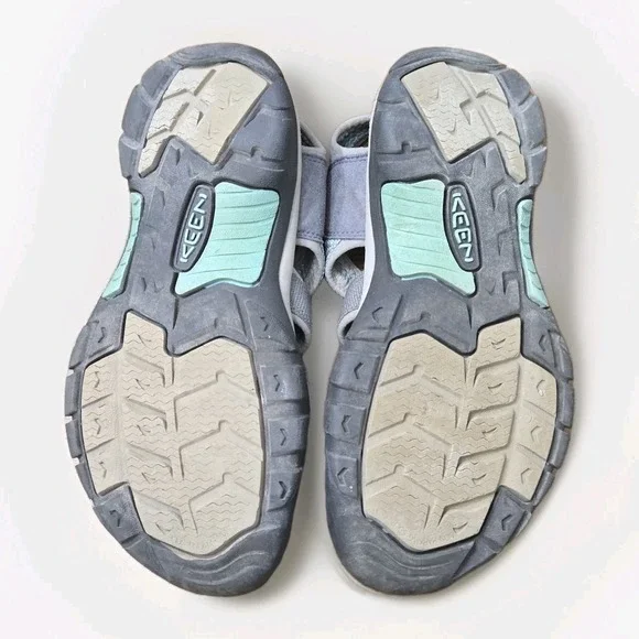 Keen Women's Gray & Blue NEWPORT Water Sandal Sz 7.5 (S1742) Waterproof - Picture 9 of 9